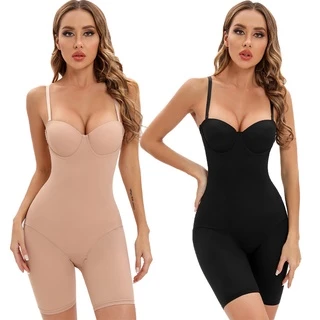 WECHERY Ready Stock Espartilho Ultra Bodysuit Roupa Íntima Feminina Emagrecedora De Corpo Inteiro