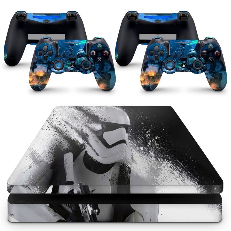 Skin PS4 SLIM Adesiva Stormtrooper