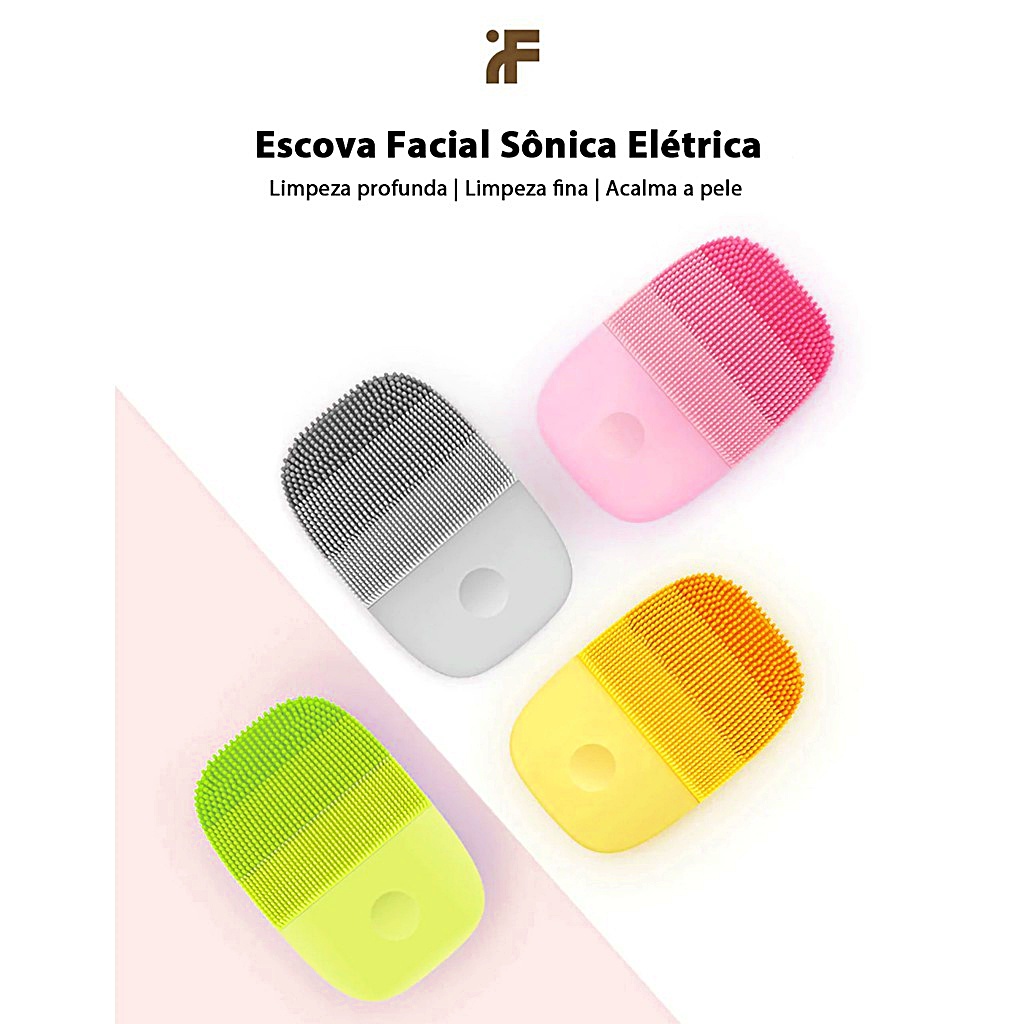 Xiaomi Original Esponja elétrica massageador Foreo limpeza facial