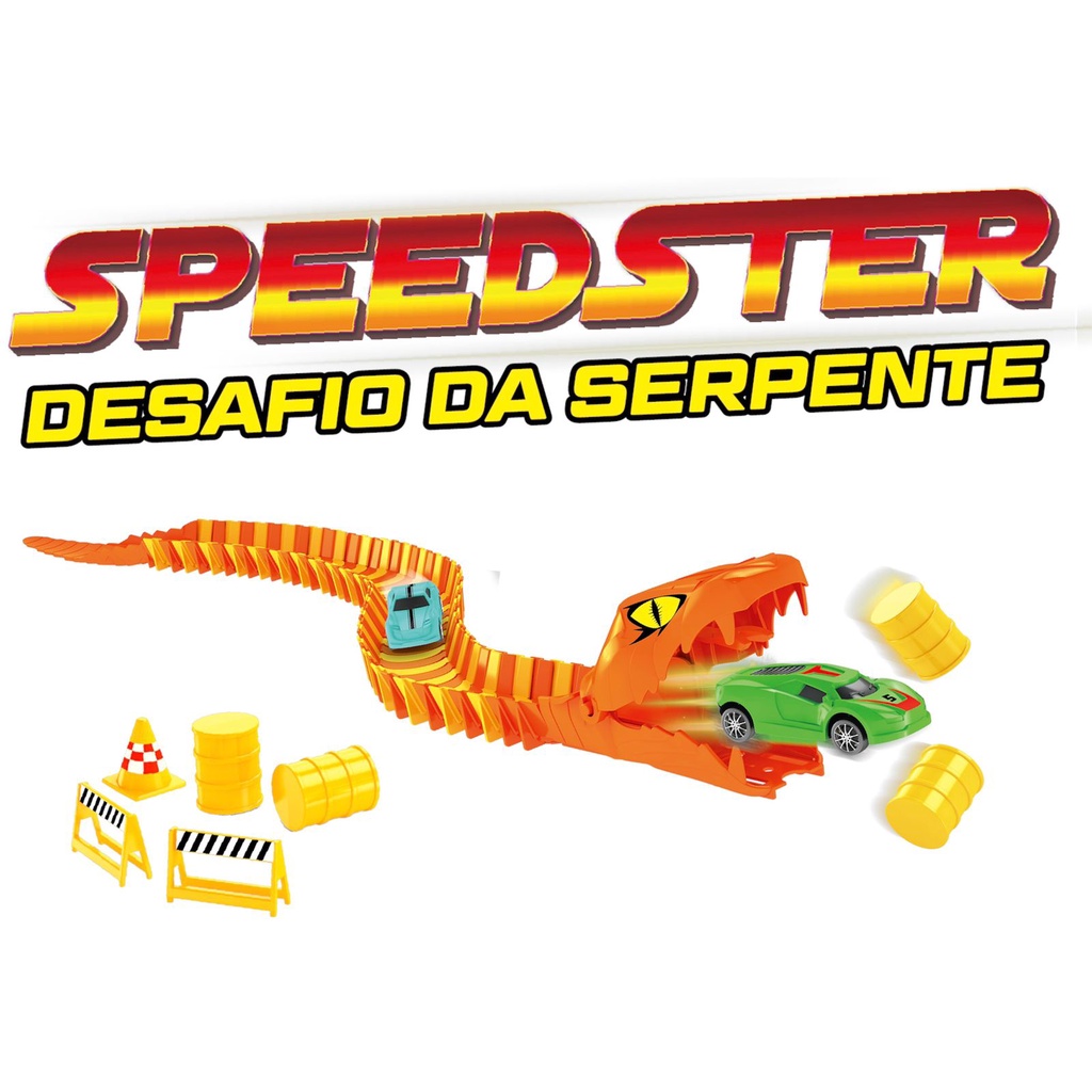 Pista Polibrinq Speedster Desafio Da Serpente UNICA