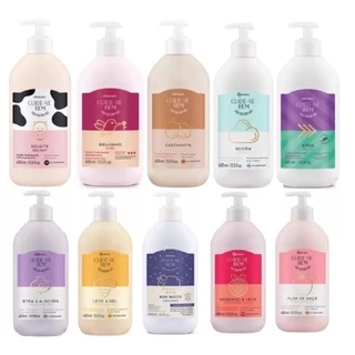 Kit com 3 cremes cuide se bem O Boticário 400 ml Sortidos