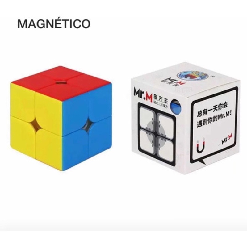 Cubo Magico Profissional 3x3x3 Mr.m Magnético Colorido