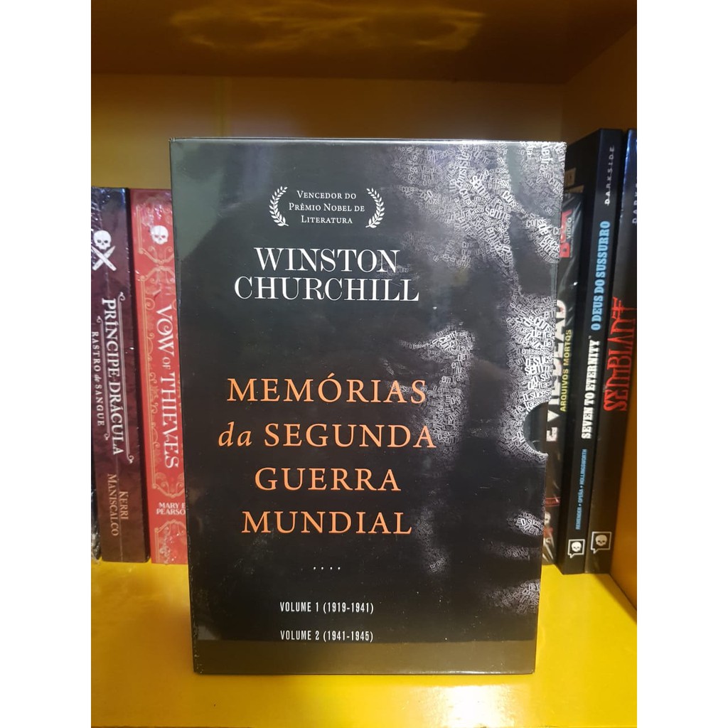 Box Memórias Da Segunda Guerra Mundial Winston Churchill E Vera Ribeiro Lacrado Shopee Brasil 1698