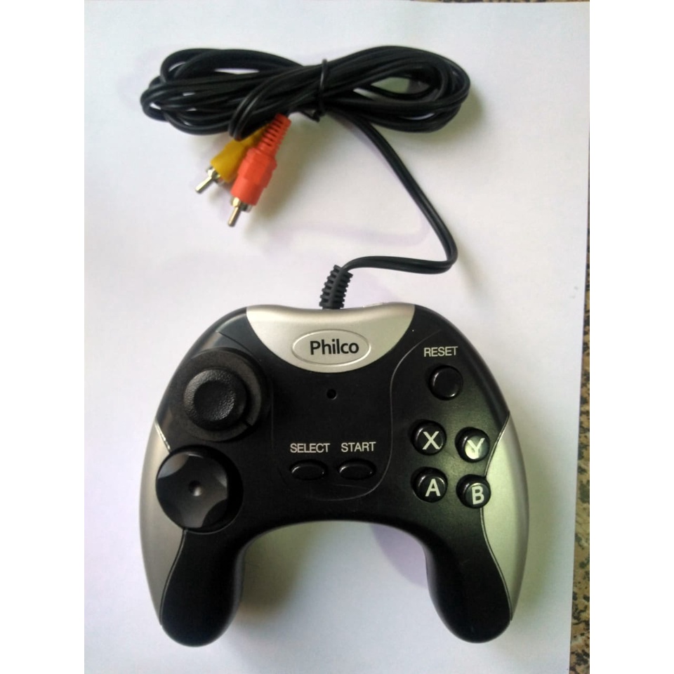 Controle video game joystick philco 30 jogos na memoria, extra