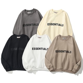 Suéter De Gola Redonda Unissex Com Estampa De Essencial/Neblina Para Masculino/Mulheres