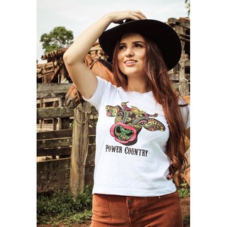 T-shirt Country Vaca Colorida