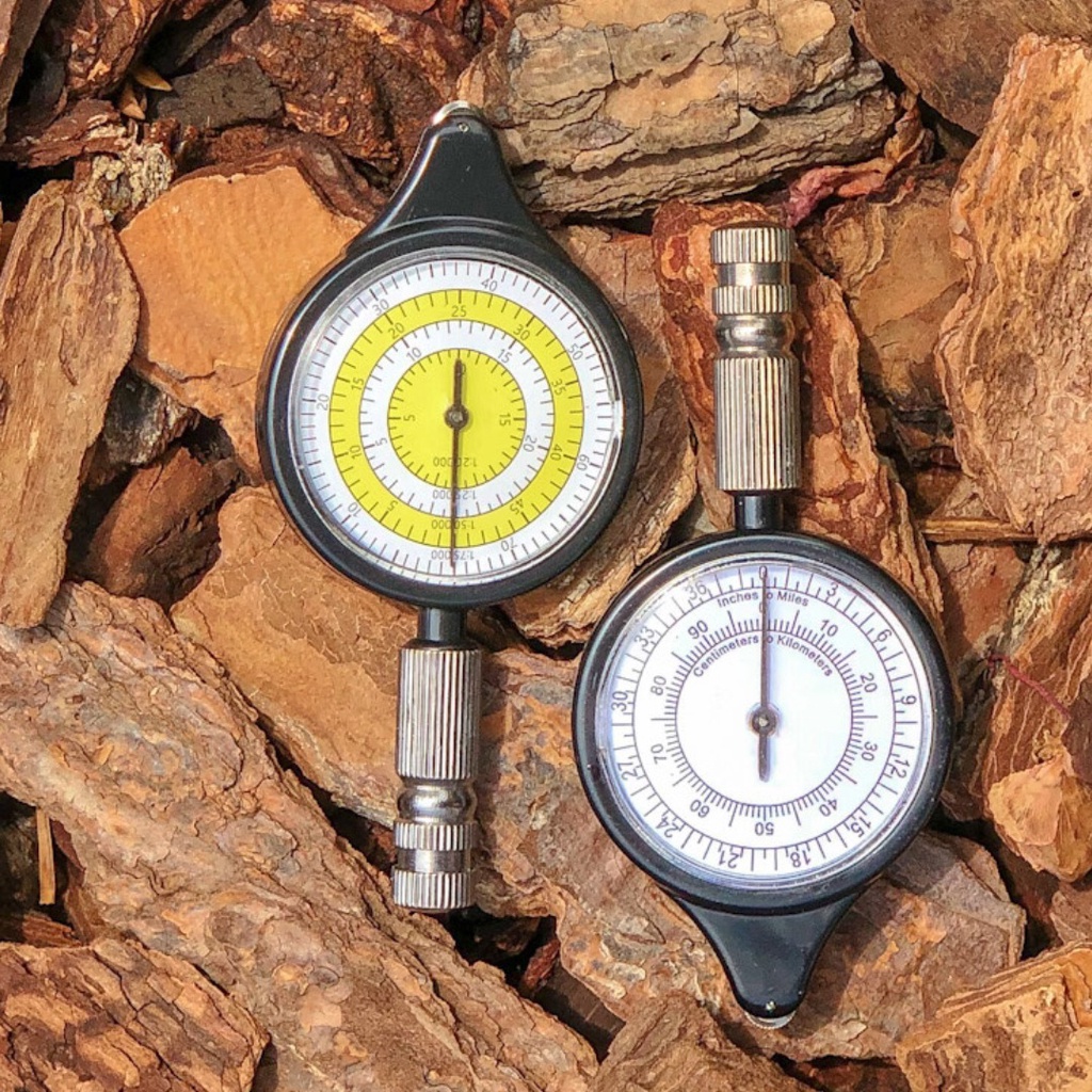 Telemetro Mappa Con Bussola Ocobudbxw - Multifunzione Per Escursionismo E Outdoor | Curvimetro E Contachilometri - Foto 2