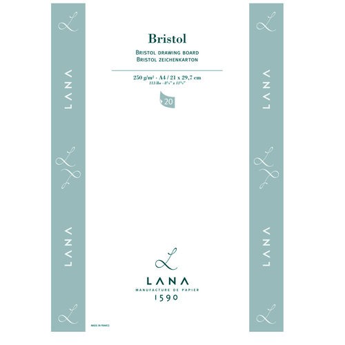 Papel Para Desenho Hahnemühle Bristol A4 250 G/m² 20 Folhas | Brasil
