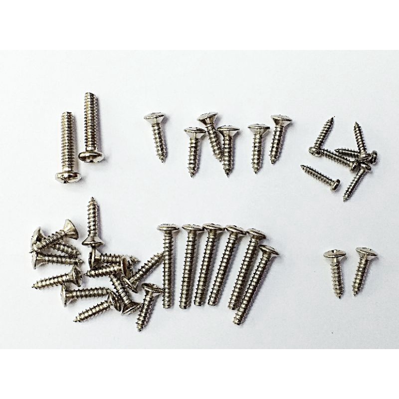 100 Viti Per Battipenna Per Chitarra E Basso Per Strat E Tele - Foto 4