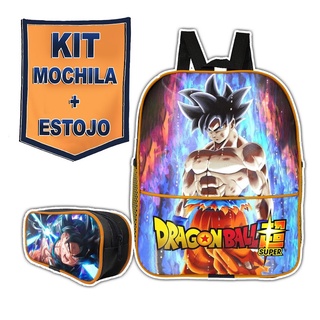 Kit Mochila Roda Dragon Ball Z 3 Peças Clio