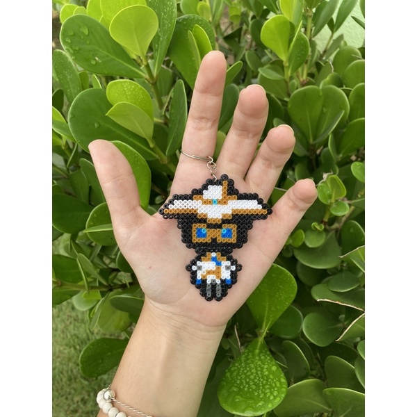 Chaveiro Cypher Valorant Pixel Art Hama Beads Perler Beads | Shopee Brasil