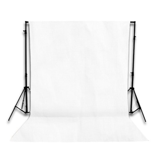Kit Tecido Fundo Infinito Branco + Fundo Preto Com Acabamento 1,90 x 3,00 Mts