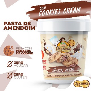 Pasta de Amendoim La Ganexa Sabor Avelã Fitness Zero Açucar zero