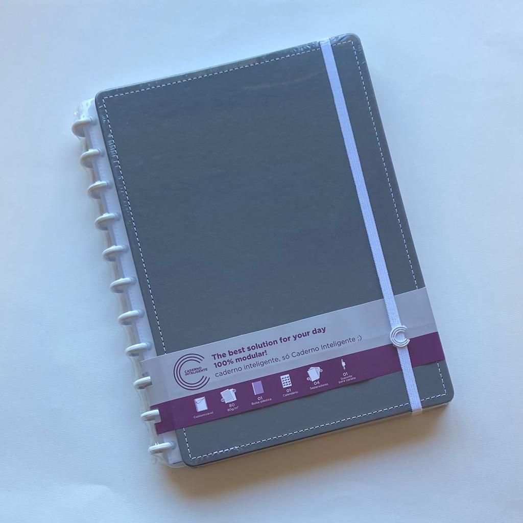 Caderno Inteligente Design Modelo De Disco C/80 Folhas 90g Cool Grey ...