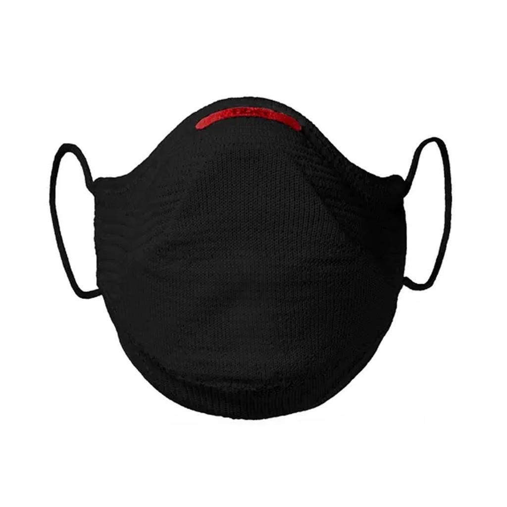 kIT M scara Fiber Knit Air 30 Filtros De Prote o Suporte Preta