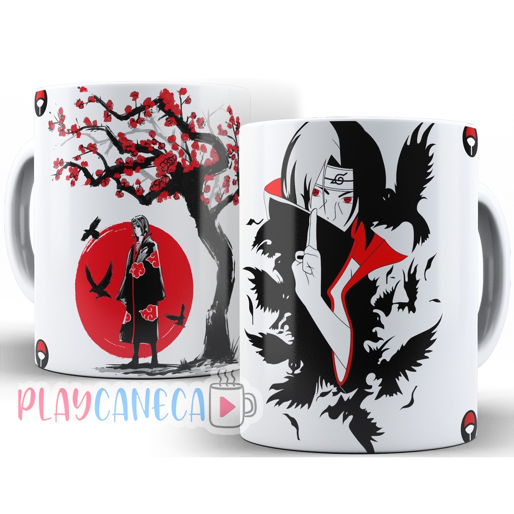 Caneca Aldeia da Folha (Genjutsu Itachi): Naruto Shippuden - Anime