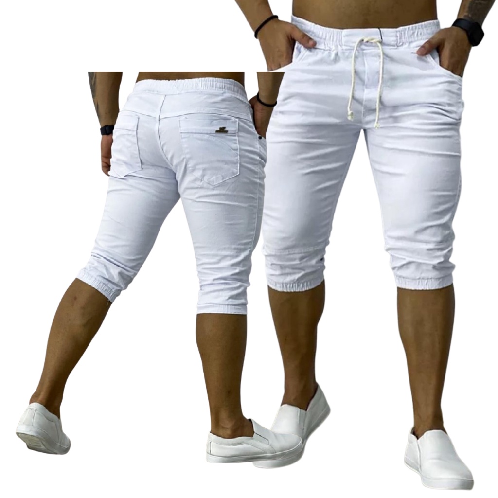 Calça capri hot sale masculina moletom