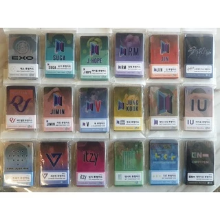 K-POP IDOL Transparent Photocard : BTS, ENHYPEN, NCT, SKZ, EXO, TWICE, aespa, ECT