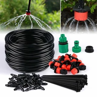 Kit Irrigação Gotejamento P Horta Flores Ou Vasos-18 Vasos
