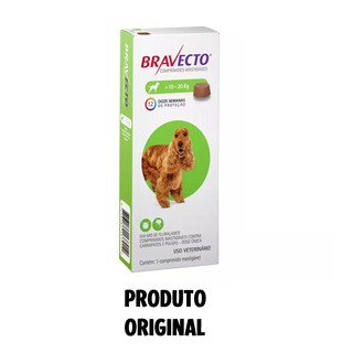 Bravecto Antipulgas E Carrapatos P/ Caes De 10 A 20kg