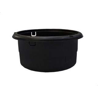 Vaso de flor Cachepot para Orquidea Plastico N°19 - Preto