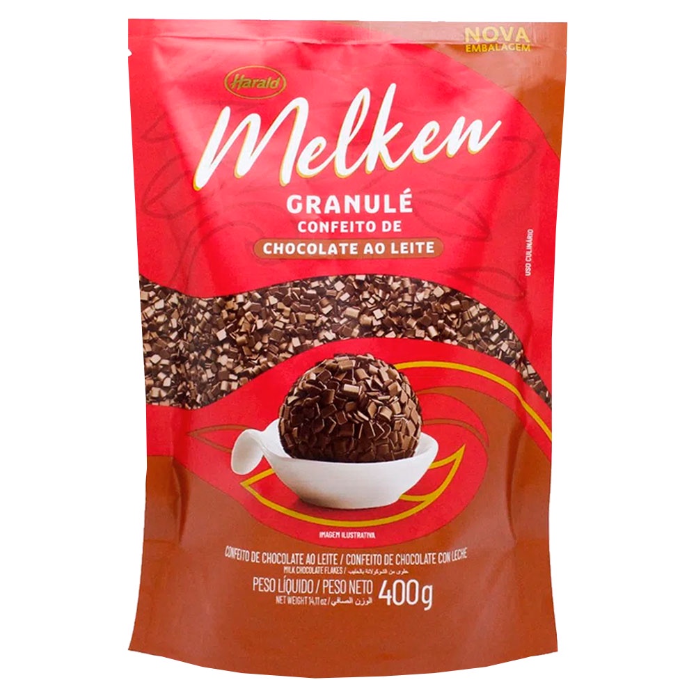 Granulado Melken Granulé Ao Leite 400g - Harald | Shopee Brasil