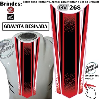 Faixa Adesiva Gravata Tanque CG Titan Fan Start 125/150/160 Pernalonga 244  Grau