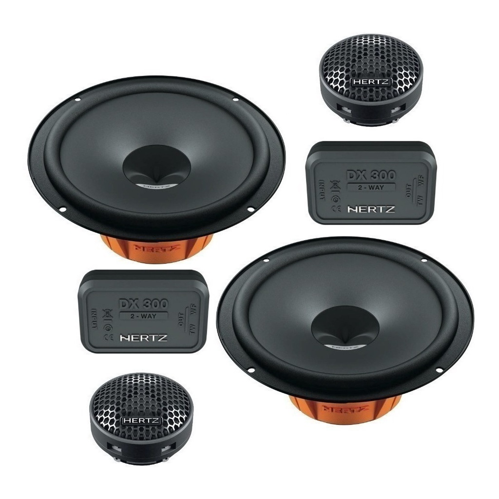 Kit 2 Vias 6 Hertz DSK 165.3 160w + Par Alto Falante 6 Hertz