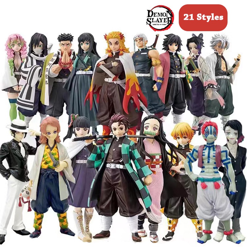 Boneco Lua Superior Kokushibou Daki Gyutaro Demon Slayer Kimetsu