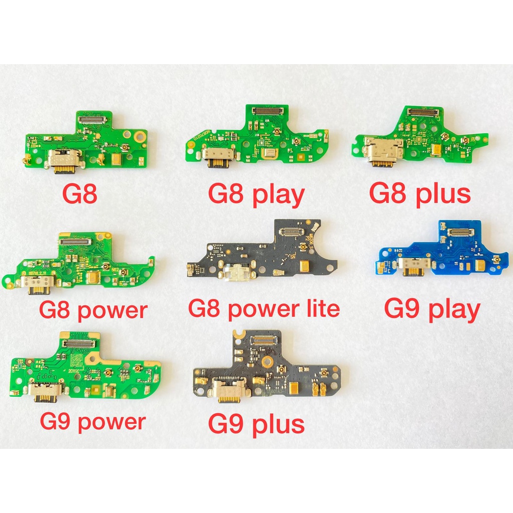 Placa de carga com microfone modelos variados motorola moto g8 g8