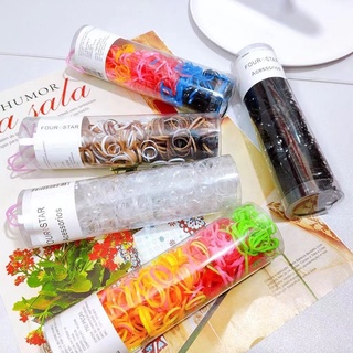 Kit 1000 Pçs Elástico de Borracha Estilo Coreano Japonês
