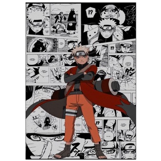 CADERNO ECOLÓGICO CAPA DURA 96 FOLHAS - NARUTO UZUMAKI