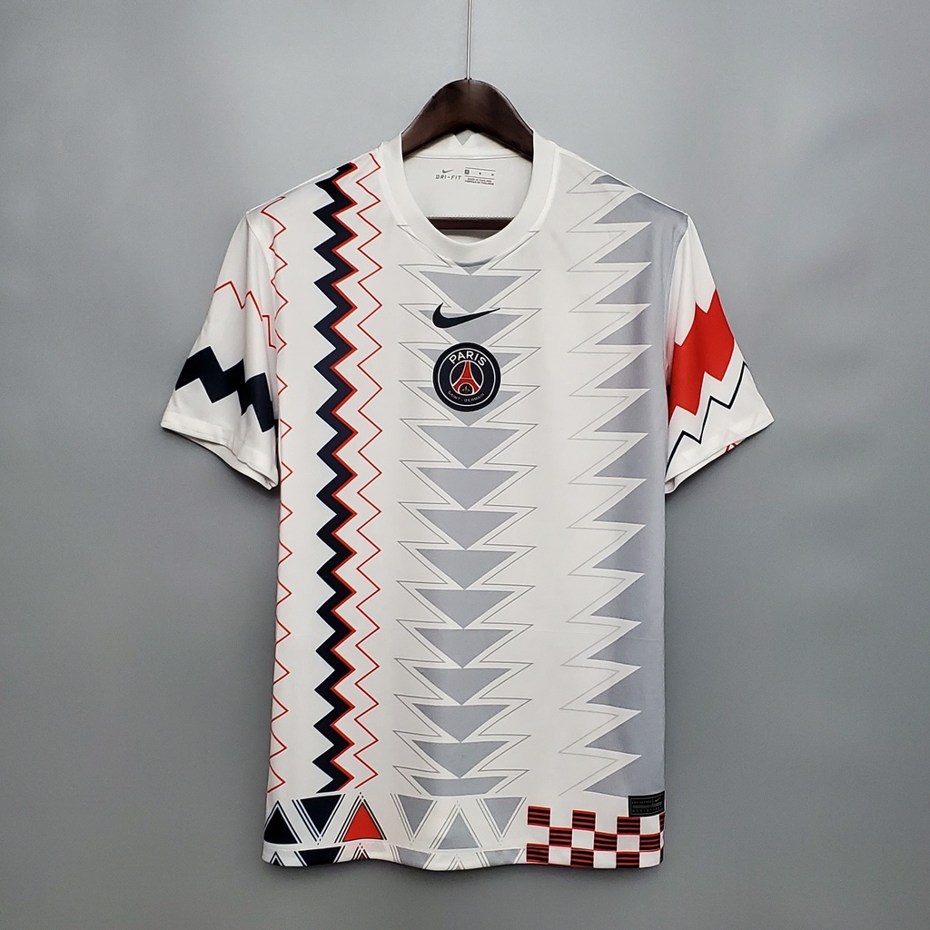 22/23 Novo Camisa De Futebol Paris Saint-Germain Branca Com Meia Zíper Manga  Longa Jaqueta De Treino Conjuntos PSG Uniforme De Time - Escorrega o Preço