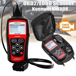 Original Konnwei KW808 OBD Scanner OBD2 Ferramenta De Diagnóstico Automotivo Suporta Leitor De Código De Fualta Do Motor J1850