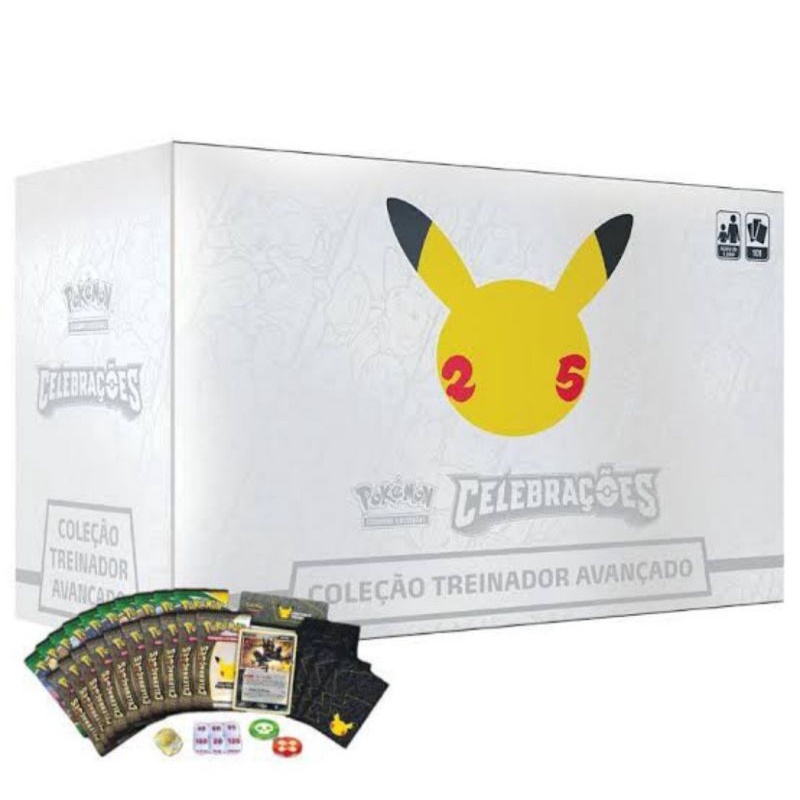 Elite Trainer Box CELEBRAÇÕES 25 anos | Shopee Brasil