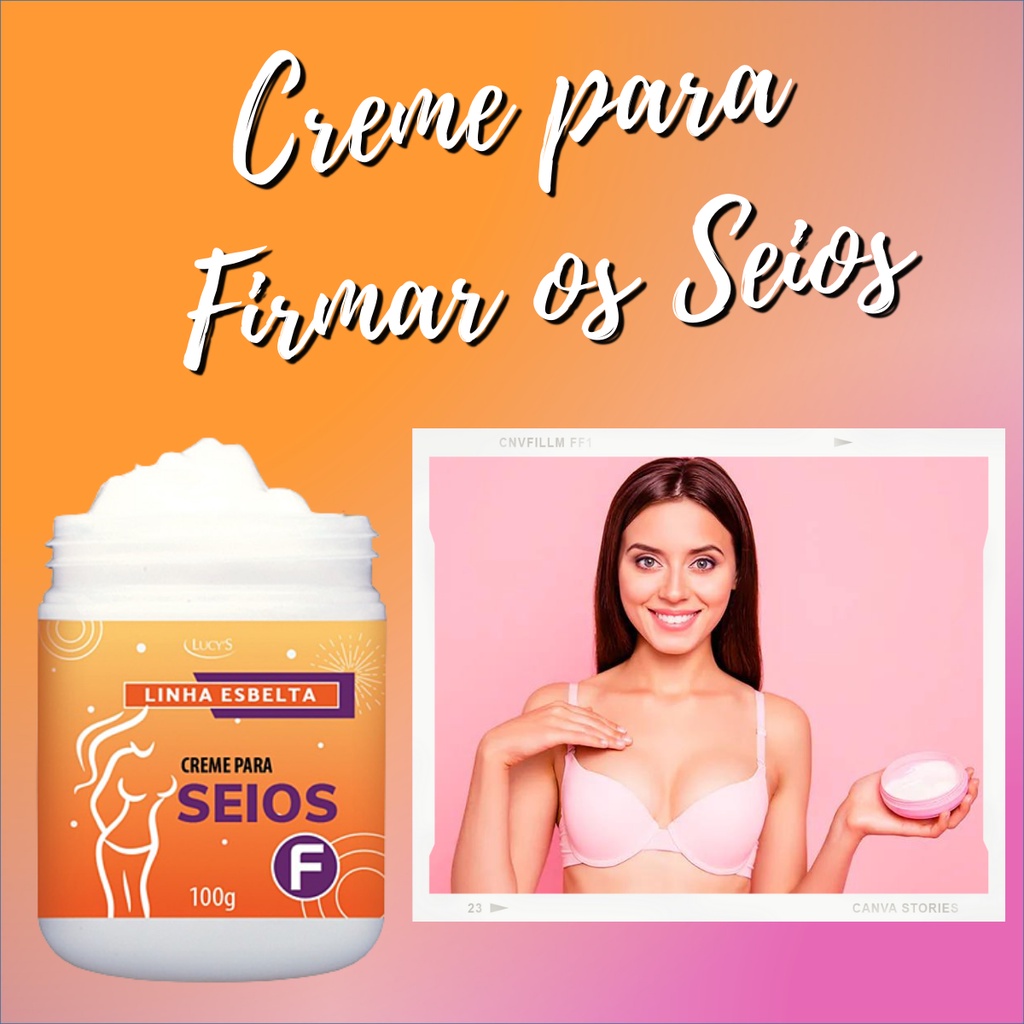 Creme De Levantar Seios Afirmar Peitos Durinhos Endurece Levanta Modela e  Tonifica Caídos, Flácidos ou Moles - 100g Lucy´s | Shopee Brasil