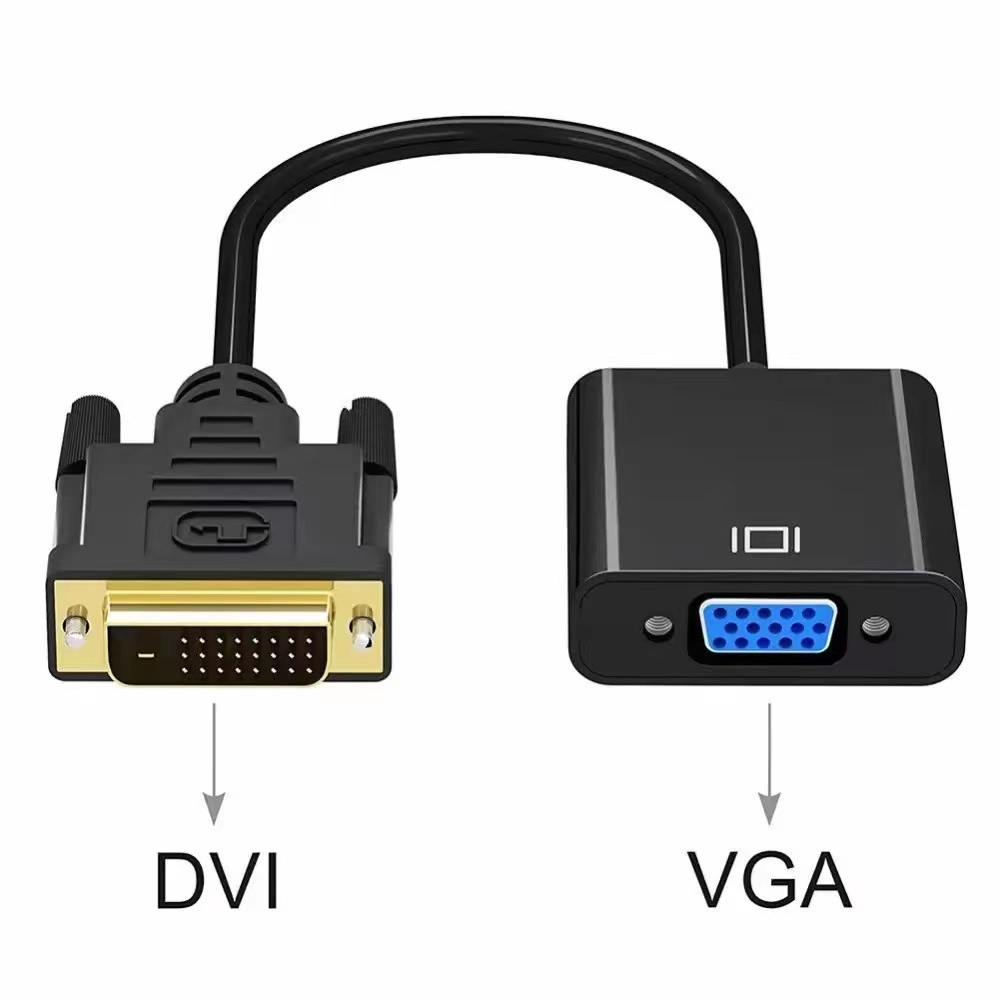 Adaptador Conversor Dvi Macho Para Vga Fêmea Pc Au 50 Shopee Brasil 7732