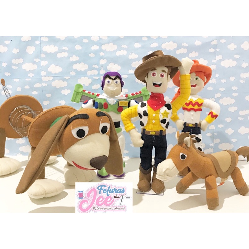 Kit Toy Story de Feltro 5 Personagens