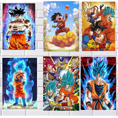 Placa Decorativa - Quadro - Anime - Goku - (v596)