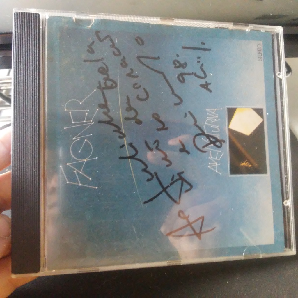 CD FAGNER AVE NOTURNA (PRIMEIRA EDIÇÃO AUTOGRAFADO)