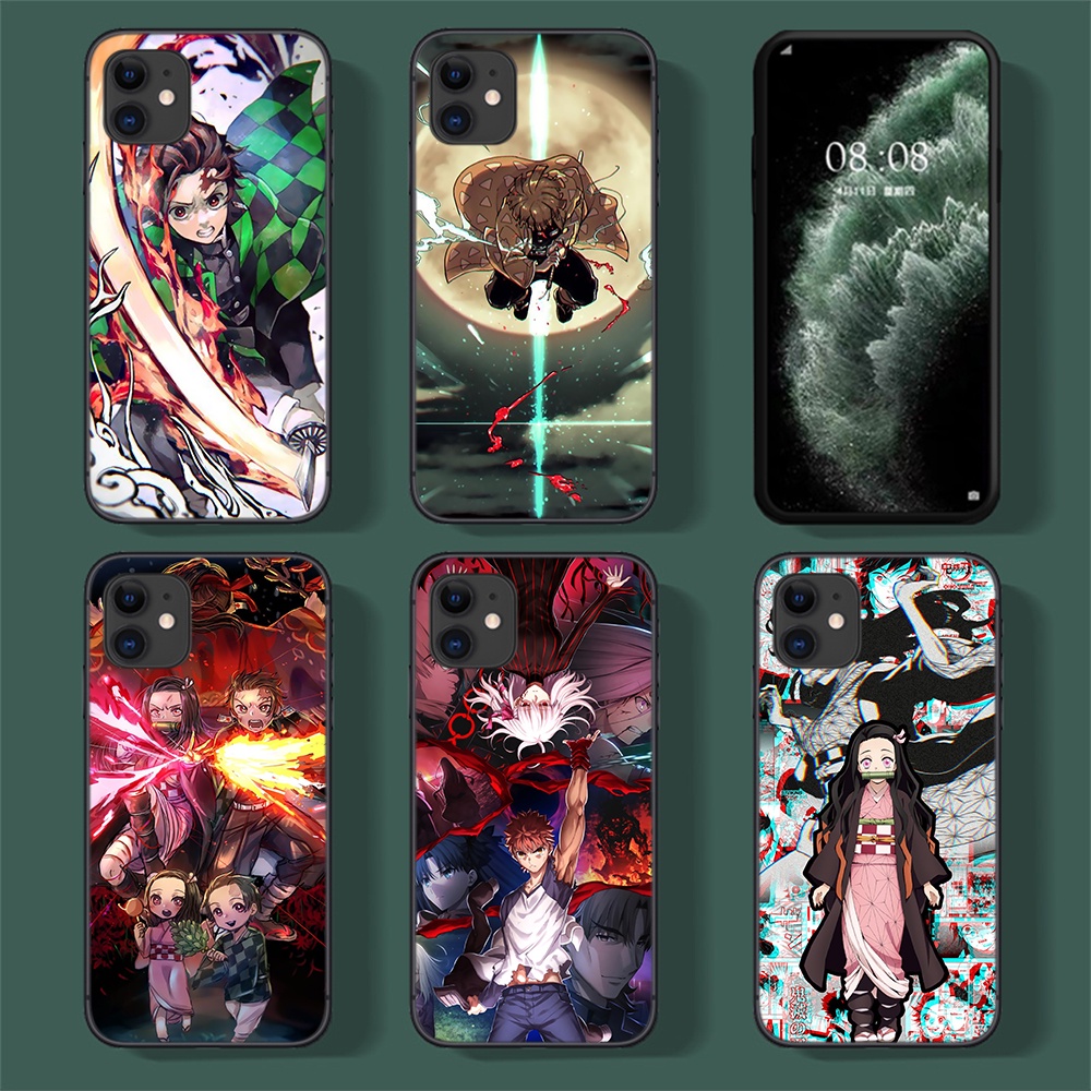 Capa para Samsung Galaxy S20 Plus Demon Slayer Anime Tanjirou Design de  boneco [com Chaveiro de Slayer Demoníaco], Desenhos de TPU flexíveis de  silicone macio Kimetsu no Yaiba Capa de telefone para