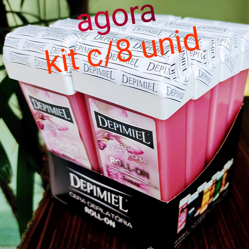 Cera Depilat Ria Roll On Suave Rosa Barbie G Depimiel Kit Und Shopee Brasil