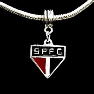 Berloque Time São Paulo Futebol Clube SPFC Tricolor Pingente para pulseira da Vida Bracelete Pandora Vivara Jolie