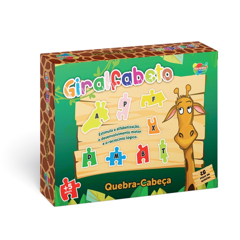 Jogo Quebra-cabeça ADININHE A IDADE Racha Cuca Educativo Raciocínio :  : Brinquedos e Jogos