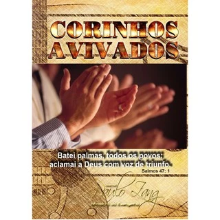Livro com Letras de Corinhos Avivados