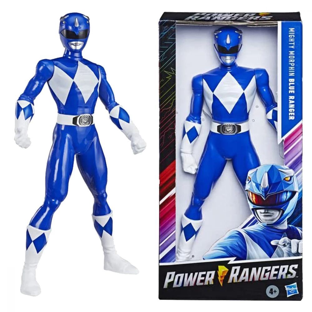 Boneco Power Ranger Azul 12p Hasbro E7899 | Shopee Brasil