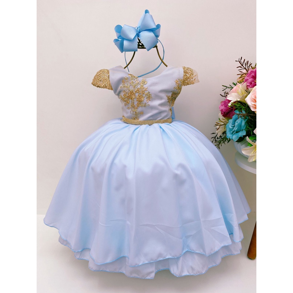 SALE Vestido Infantil Ashley #meninas Tam: 4-12 anos com Frete