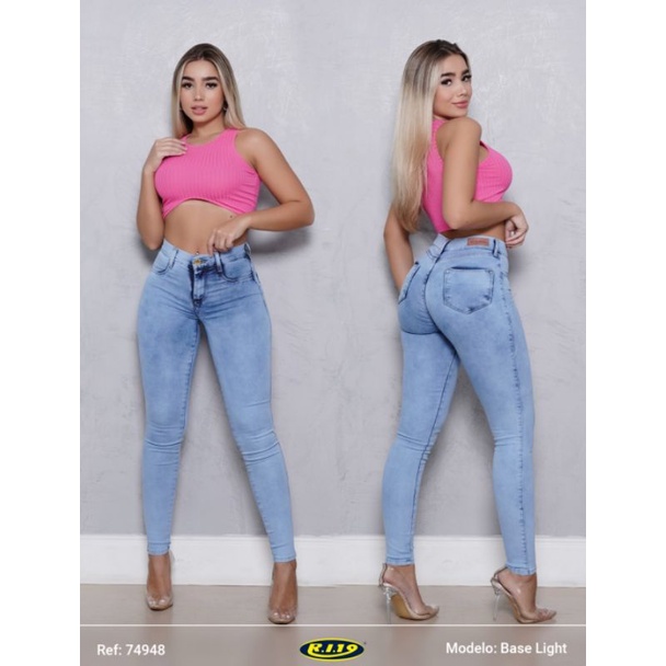 Calças jeans da moda hot sale 2019