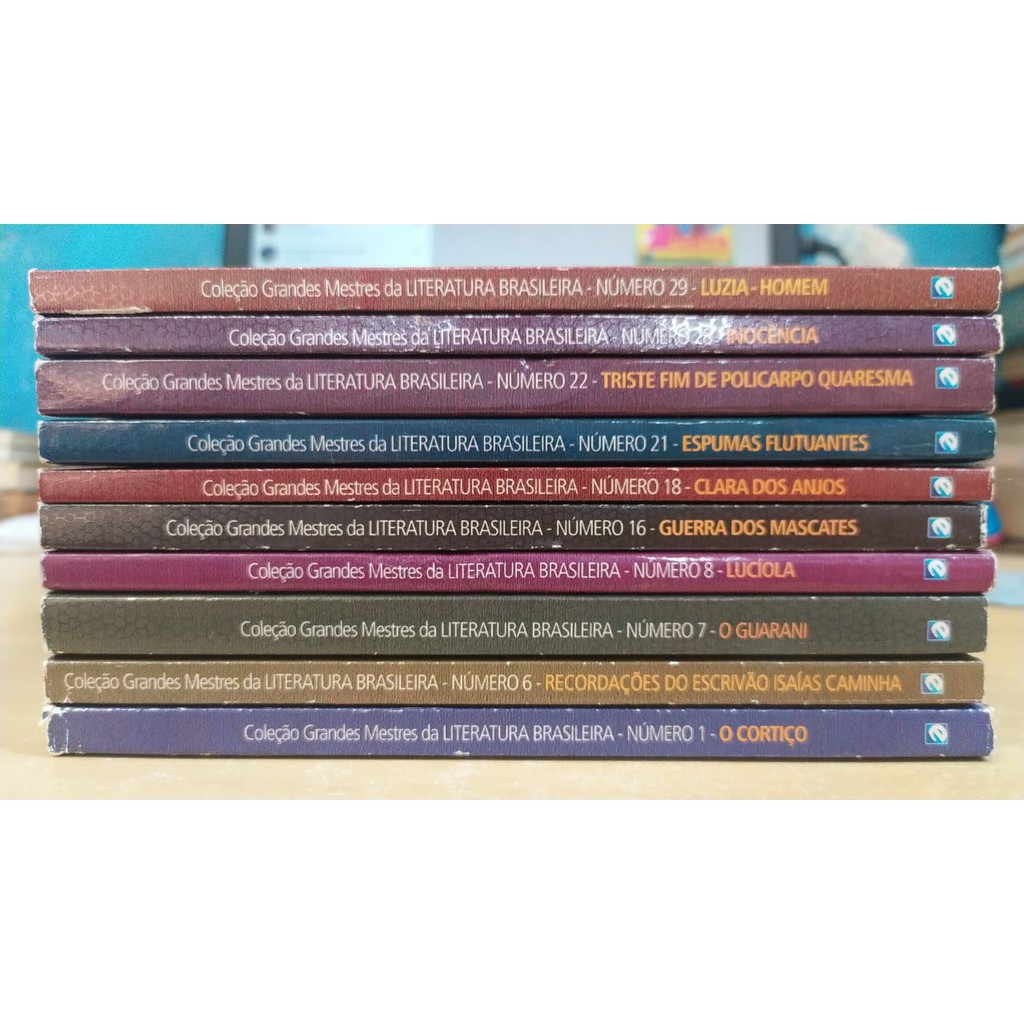 Coleção Grandes Mestres da Literatura Brasileira O Cortiço, Recordações do Escrivão, Lira dos