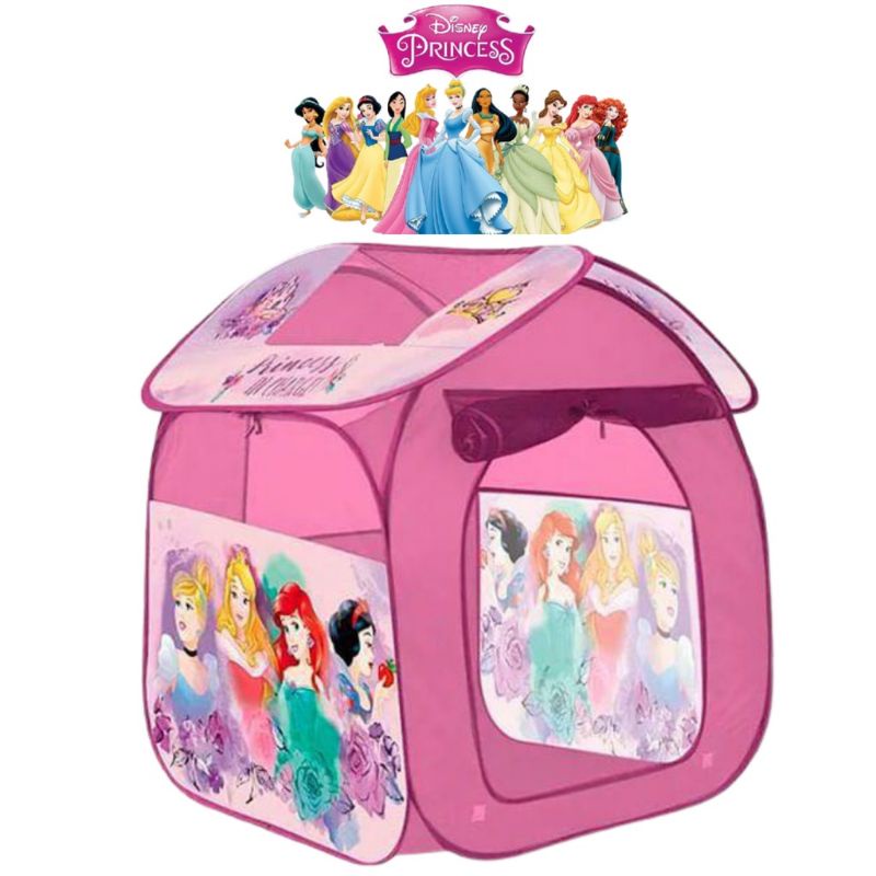 Barraca Casa Portátil Infantil Menina Princesa Disney Zippy Toys Rosa